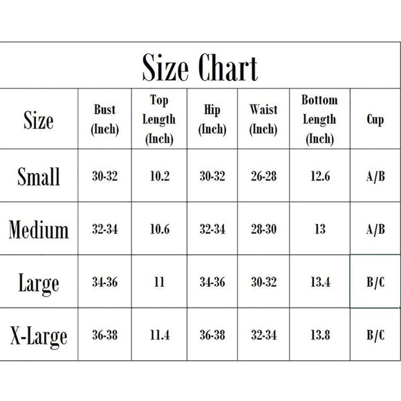 ~Women High Waisted Swimsuit Ruffle V Neck Bikini Two Pieces Swimwear~ - Picture 4 of 6